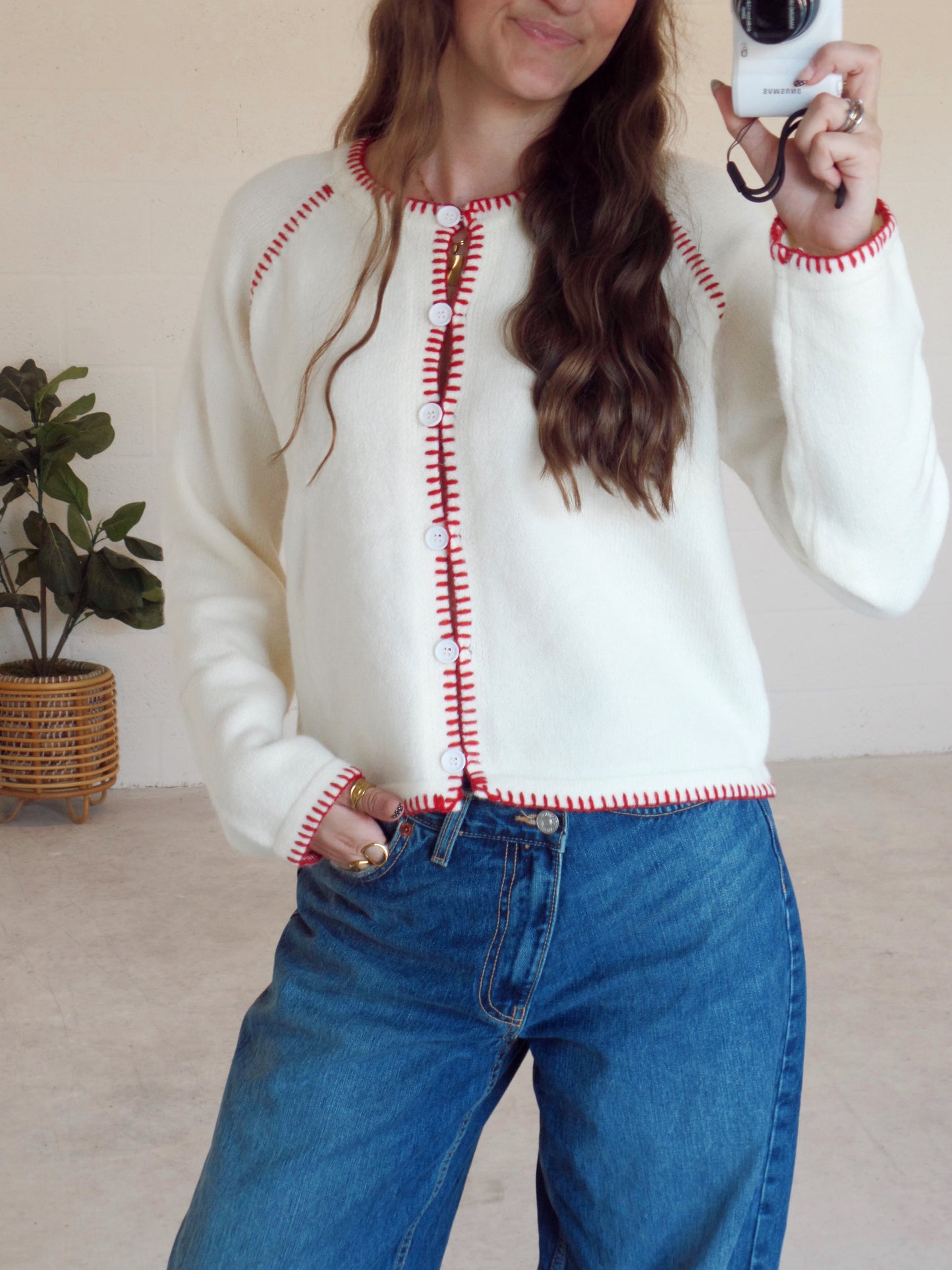 Peppermint Stitch Cardigan