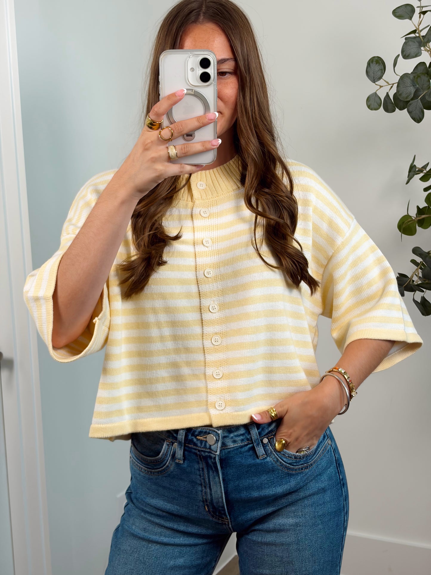 Butter Fall Stripe Cardi