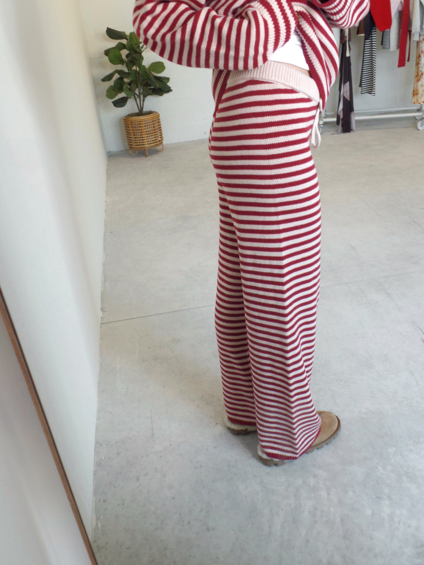 Pink Peppermint Stripe Set
