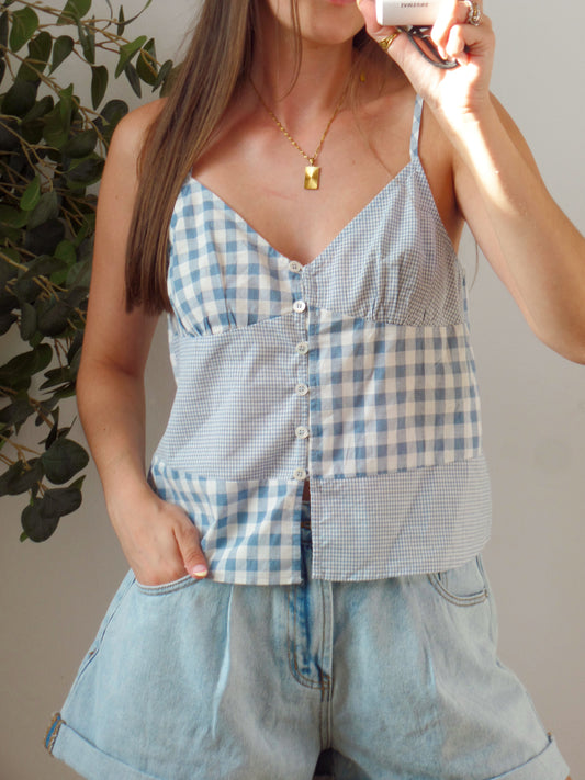 Kennedy Gingham Top