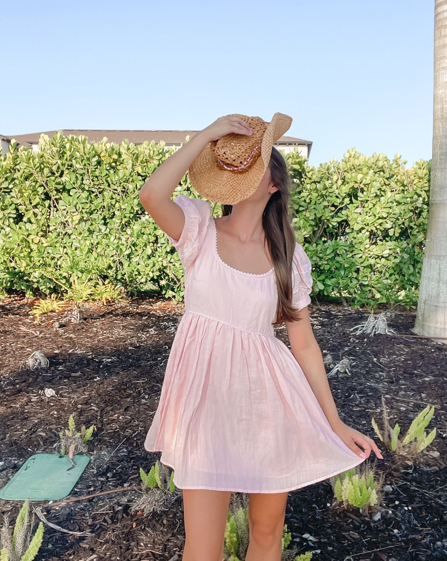 pink seashell dress Hyacinth House Pink Seashell Oceana Mini Dress Pink / S